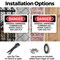 Signmission Hydrogen Compressed Flammable Gas Un1049 Danger Sign, Plastic, 10in W x 7in L, 2PK OS-2PACK-DS-P-710-L-2357 - alternate 5